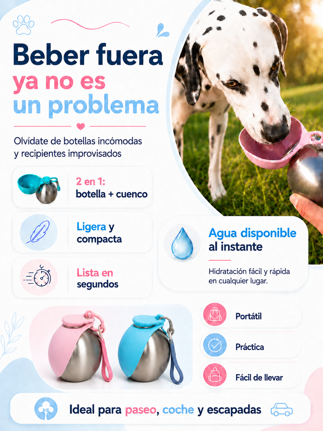 CanLilo™ Botella Portátil Para Perros