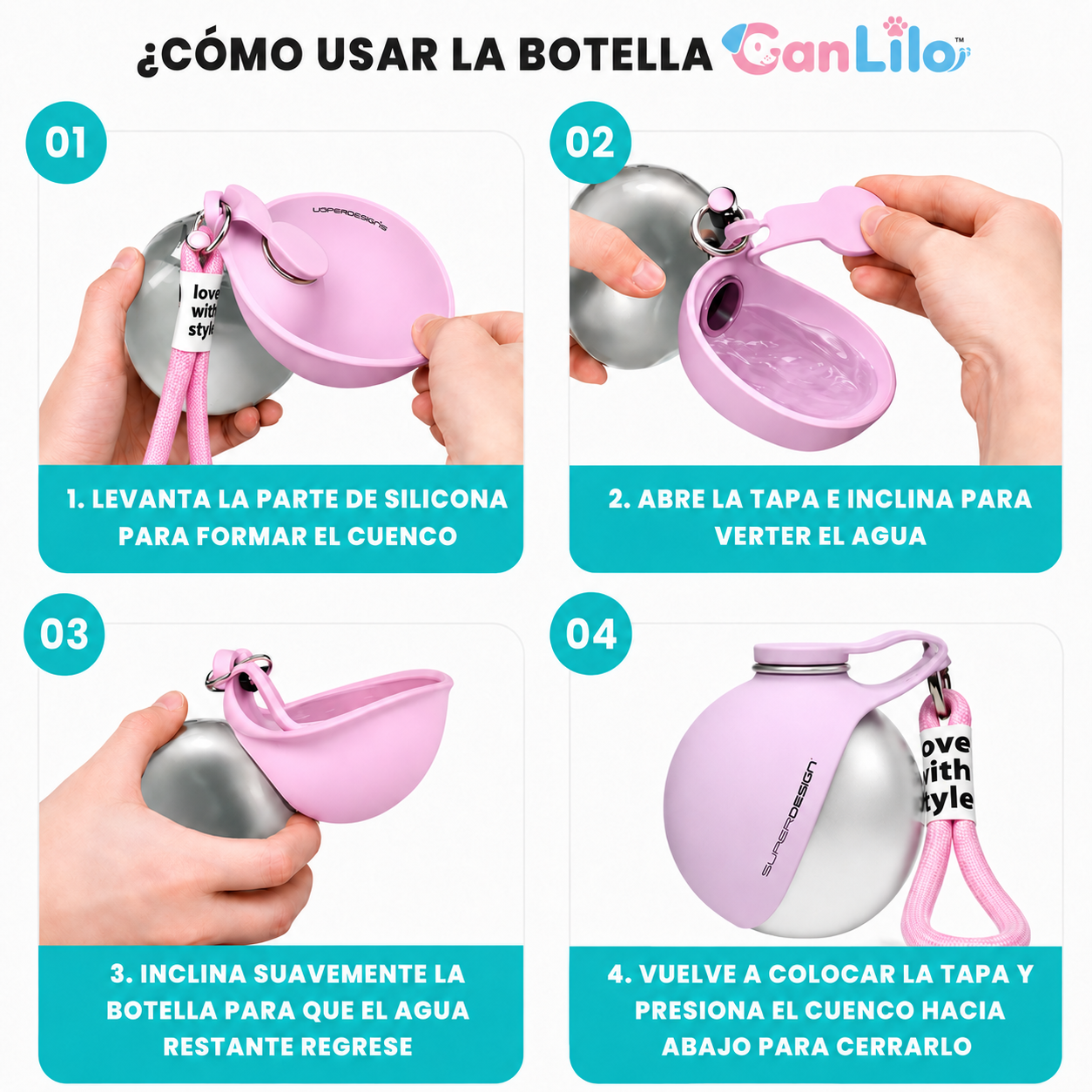 CanLilo™ Botella Portátil Para Perros